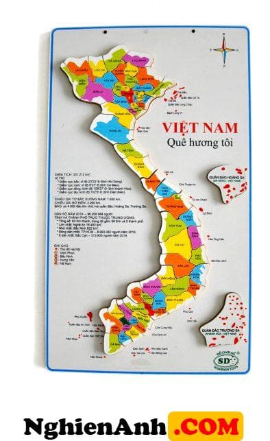 Hình ảnh bản đồ Việt Nam chi tiết đẹp
