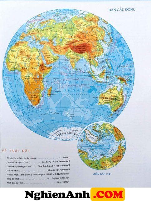 Hình ảnh bản đồ thế giới cơ bản