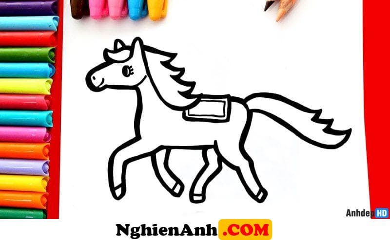 Vẽ con ngựa, cách vẽ con ngựa đẹp