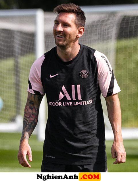 Hình ảnh Messi tập luyện